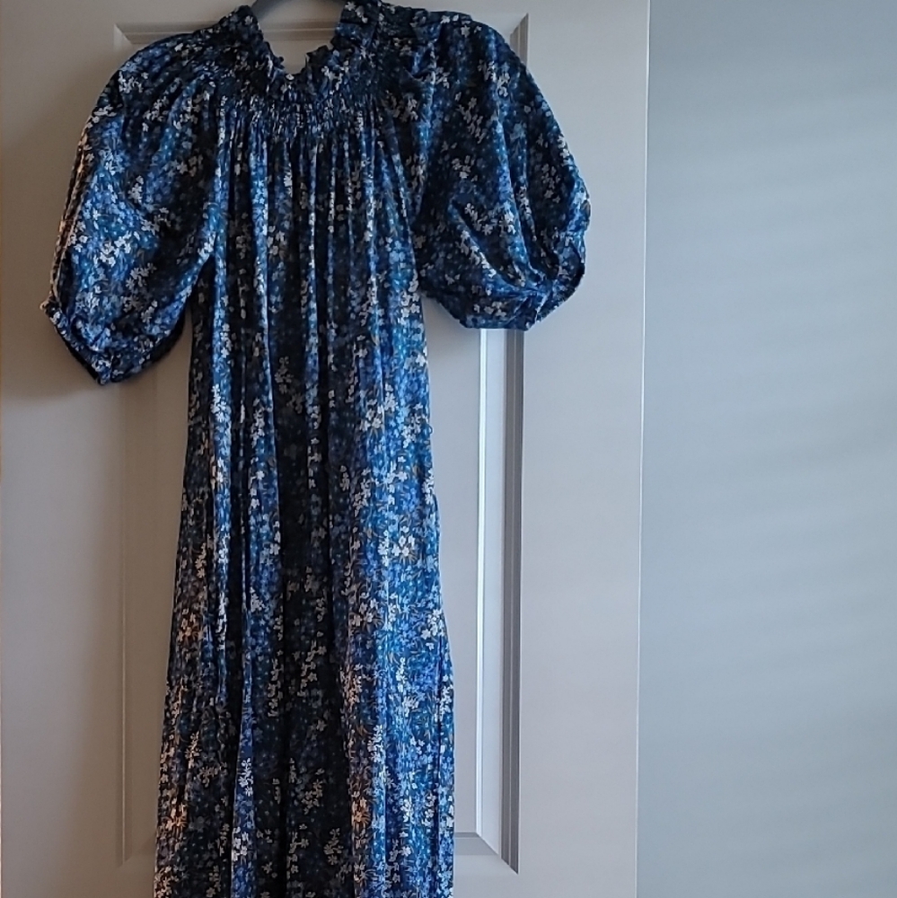 Floral Blue Dress